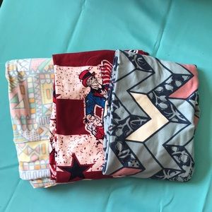 NWOT! Lula Roe Leggings OS Set#8